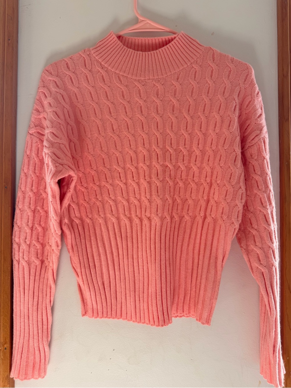 Jason Wu Pink Knit Sweater Size Medium EUC